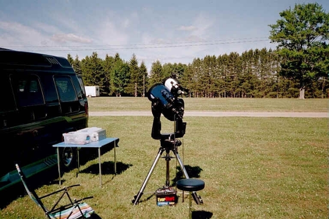 LX200GPS/Van mobile observatory