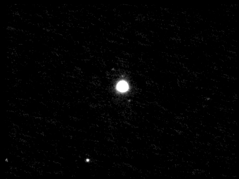 Uranus w/moons Titania, Oberon and Ariel f/6.3 9-29-02
